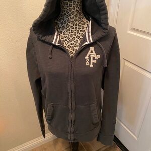 Zipper Front Sweatshirt